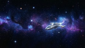 Cosmic Nebula Ship