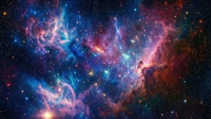 Cosmic Nebula Swirl