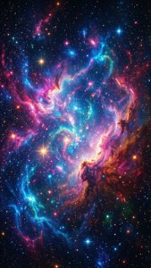 Cosmic Nebula Swirl