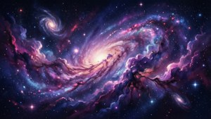 Cosmic Nebula Swirl