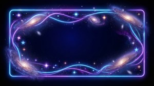 Cosmic Neon Frame