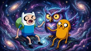 Cosmic Owl Encounter