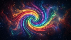 Cosmic Rainbow Swirl