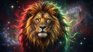 Cosmic Rasta Lion