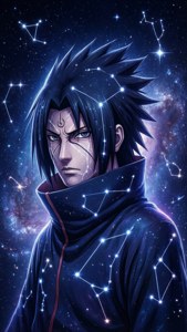 Cosmic Sasuke Silhouette