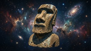 Cosmic Space Moai