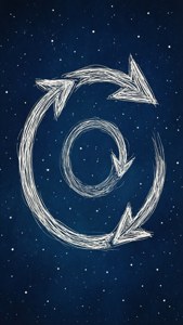 Cosmic Spiral Arrow