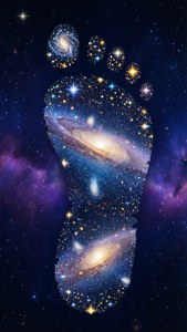 Cosmic Star Boot Print