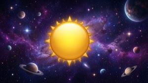 Cosmic Sun Emoji