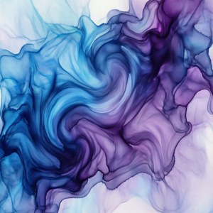 Cosmic Swirl Abstract