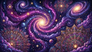 Cosmic Swirl Doodle