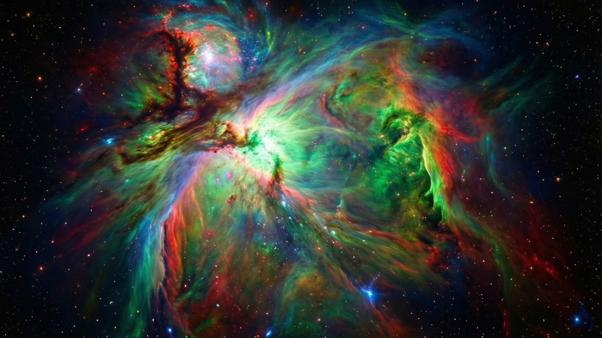 Cosmic Swirl of NGC 5189 by Wallpapers.art Studio