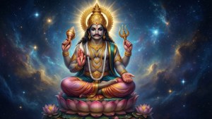 Cosmic Venkateswara Throne
