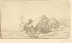 Cottage with a Cart (Chaumiere a la charette)