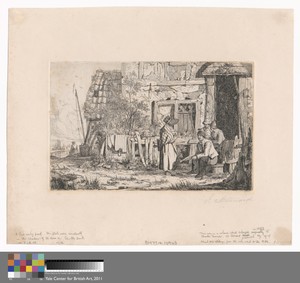 Cottage with People