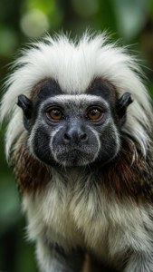 Cotton-top Tamarin Close-up