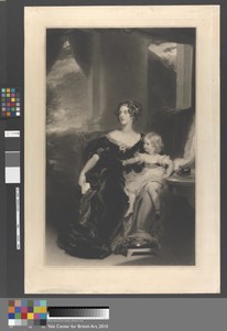 Countess Gower and Her Daughter Lady Elizabeth Leveson Gower