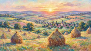 Countryside at Sunset