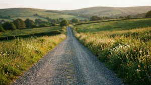 Countryside Gravel Road