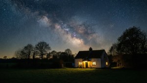 Countryside Night Cottage