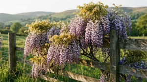 Countryside Wisteria Fence