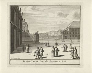 Cour de la Fontaine van het paleis van Fontainebleau