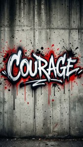 Courage Graffiti