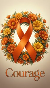 Courage Ribbon Wreath