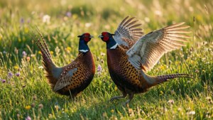 Courtship Meadow Grouse
