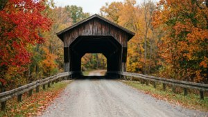 Covered Bridge Autumn