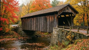 Covered Bridge Autumn