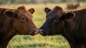Cow Affection Nuzzle