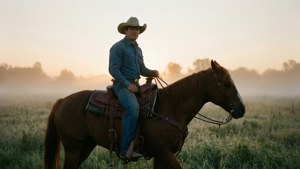 Cowboy at Dawn