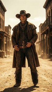 Cowboy at High Noon