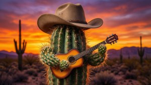 Cowboy Cactus Humor