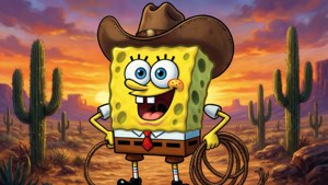 Cowboy SpongeBob