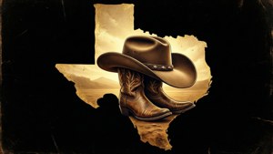 Cowboy Texas Silhouette
