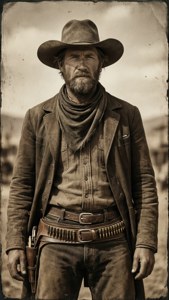 Cowboy Vintage Bullet Belt