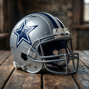 Cowboys Helmet Still Life
