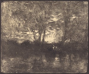 Cows at a Watering Place (Vaches a l'abreuvoir)