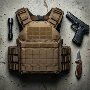 Coyote Brown Flat Lay