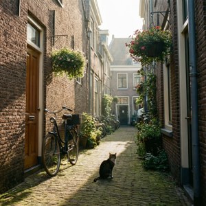 Cozy Alley Scene