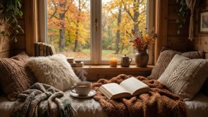 Cozy Autumn Reading Nook
