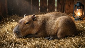Cozy Barn Capybara