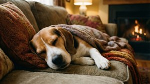 Cozy Beagle Nap