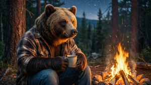 Cozy Bear Campfire