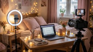 Cozy Bedroom Vlog Setup