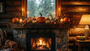 Cozy Cabin Autumn
