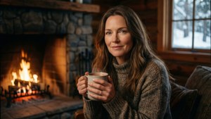 Cozy Cabin Evening