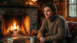 Cozy Cabin Evening